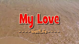 My Love  KARAOKE VERSION  As popularized by Westlife [upl. by Alleb]