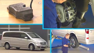 MercedesBenz Viano Solving Brake Noises at Rear Axle W639 [upl. by Barbabas]