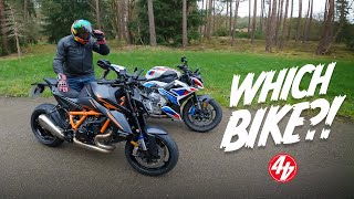 REAL WORLD  KTM 1390 Super Duke R  BMW M 1000 R [upl. by Gerson]