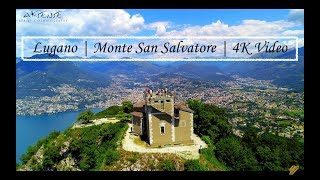 🇨🇭Lugano Monte San Salvatore  Switzerland  Drone 4K Video [upl. by Aik490]