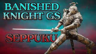 Elden Ring Seppuku On The Banished Knight GS Is Powerful [upl. by Notsecnirp]