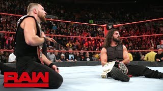 McIntyre amp Ziggler vs Rollins amp Ambrose  Raw Tag Team Championship Match Raw Oct 22 2018 [upl. by Lhamaj962]