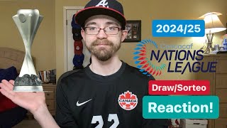 RSR6 202425 CONCACAF Nations League Draw Reaction [upl. by Eiznyl]