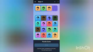 10 November Major puzzle durov Solved TodayMajor Daily combo card 10 NovemberMajor Puzzle Solution [upl. by Lledra]