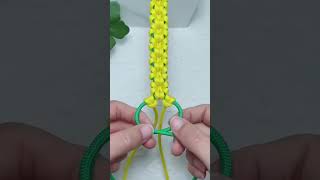 Instructions for tying a simple and beautiful yellow apricot blossom bracelet diy bracelet [upl. by Peirsen]