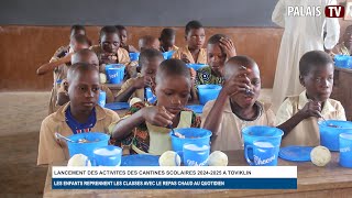 LANCEMENT DES ACTIVITES DES CANTINES SCOLAIRES 20242025 A TOVIKLIN [upl. by Roman]