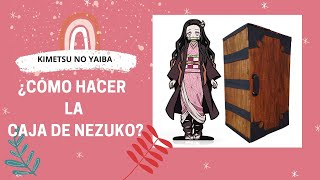 CAJA para REGALAR NEZUKOTARJETA  Demon Slayer  Kimetsu no Yaiba  IVONNE E IVETTE [upl. by Lilybel534]