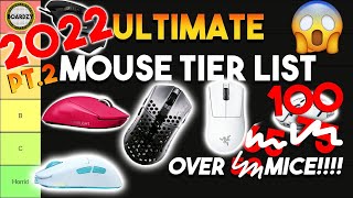 2022 ULTIMATE Gaming Mouse Tier List 100 MICE RANKED MONUMENTAL [upl. by Ramuk]