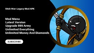 Stick War Legacy Mod APK 20235739 Unlimited Money And Diamonds [upl. by Story]