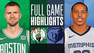 CELTICS at GRIZZLIES  FULL GAME HIGHLIGHTS  November 19 2023 [upl. by Eenttirb]