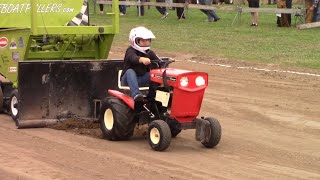 Mini power house 650lb stock tractors ROCK the Milton fair [upl. by Bryner318]