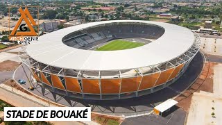 LE STADE DE BOUAKÉ  REVÊTEMENT DE LA FAÇADE [upl. by Aidnyl]