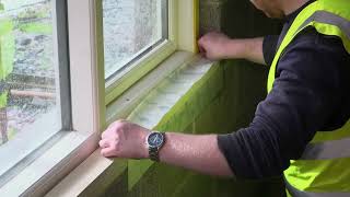 Airtight Window Sealing with Contega Solido SL [upl. by Grantland]