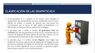 Clasificación de las gramáticas y representación de las gramáticas Matemáticas Discretas [upl. by Singband]