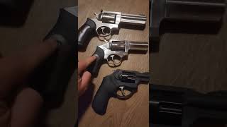 Ruger GP100 vs SP101 vs LCRx Size Comparison shorts revolver [upl. by Adnohsed]