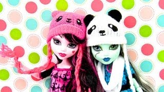 How to Make a Doll Kawaii Hat  Beanie and Scarf [upl. by Lawlor]