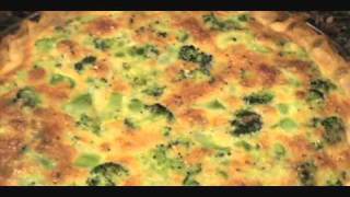 BROCCOLI AND CHEDDAR CHEESE QUICHE  QUICHE RECIPE [upl. by Holladay41]