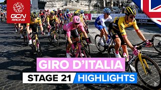 Final Sprint Showdown In Rome  Giro DItalia 2023 Highlights  Stage 21 [upl. by Twelve]