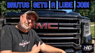 Duramax 66L Oil Change  QUICK amp EASY [upl. by Sihonn990]