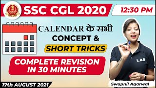 LAB Calendar All concepts and shorts tricks  Calendar Reasoning Complete Revision  Swapnil Maam [upl. by Sadnak]