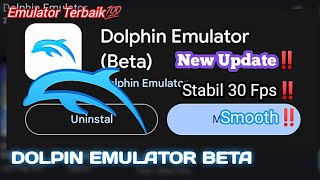 DOLPHIN EMULATOR BETA‼️New Update Stabil 30FpsMakin Lancar amp Fiks Shader [upl. by Yro]