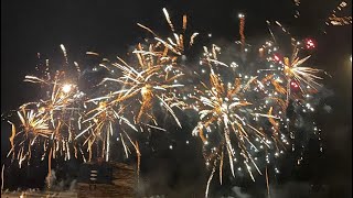 Scheveningen  Den Haag …vorgezogenes Silvesterfeuerwerk 2023 [upl. by Sidnac415]