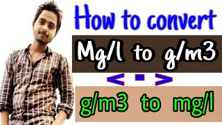 How to convert mgl to gm3  How to convert gm3 to mgl  unit conversion trick [upl. by Bergwall]