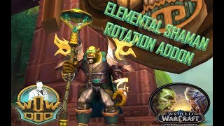 Elemental Shaman Rotation Addon 110 updated [upl. by Aita]