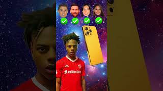 Ronaldo 🆚 Georgina 🆚 Messi 🆚 Antonela 💋 Ask Speed trending football [upl. by Sansone]