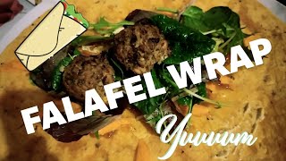 Delicious Falafel Wrap Recipe [upl. by Ringo]