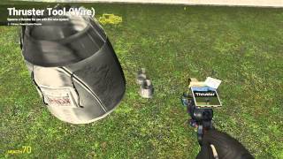 Garrys Mod  Basic Wire  5 Wire Thrusters [upl. by Lombardy749]