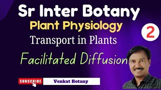 Facilitated Diffusion  Transport in Plants  Plant Physiology  Venkat Botany [upl. by Britta]