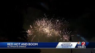 Red Hot and Boom lights up Altamonte Springs with explosive performances and fireworks display [upl. by Marguerite]