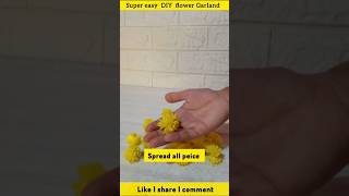 Flower garland decoration ideas diy garlandmaking flowers diwali shorts [upl. by Emmaline]