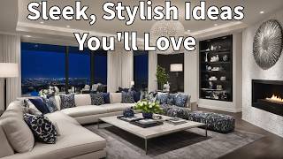 Bold amp Elegant Modern Living Room Designs Sleek Stylish Ideas Youll Love [upl. by Lamori]