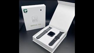 T55 smart watch series 7 unboxing review and features [upl. by Felipa]