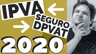 Como pagar o IPVA com desconto  Seguro DPVAT em 2020 [upl. by Eirrotal6]