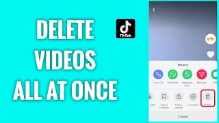 Is It Possible To Delete TikTok Videos All At Once [upl. by Weingarten]