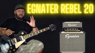 EGNATER REBEL 20  REVIEW amp DEMO  ESPAÑOLAmplificador si Fender y Marshall tuvieran un hijo👶🏻 [upl. by Fromma]