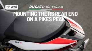 Mounting the Multistrada V4 RS rear end on the Multistrada V4 Pikes Peak [upl. by Penn]