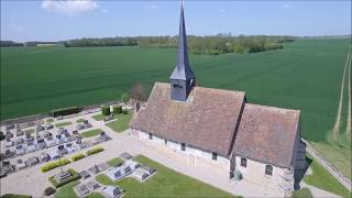 Eglise dans la campagne Normande filmée par un drone [upl. by Moritz925]