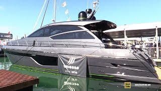 2019 Uniesse 56 SS Luxury Motor Yacht  Deck and Interior Walkthrough  2019 Miami Boat Show [upl. by Nairot960]