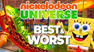 Top 10 Best amp Worst Rides at Nickelodeon Universe Theme Park  American Dream Mall [upl. by Mimajneb]