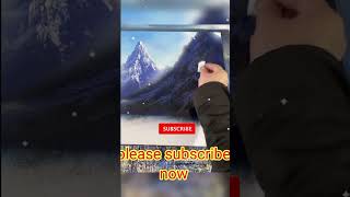 Himalaya mountain drawing  Mountains drawing in simple steps  Oil YouTube · Simple Art Ideas [upl. by Quirita914]