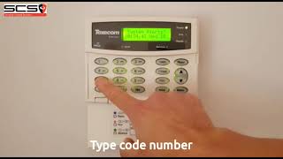 Clearing a system alert  Texecom Premier Elite Alarm subtitled [upl. by Rubio]