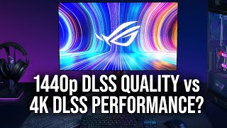 DLSS Quality 1440p vs DLSS Performance 4K Which Is Better [upl. by Atews638]