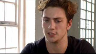 Interview with Aaron Johnson for Nowhere Boy [upl. by Sholley]