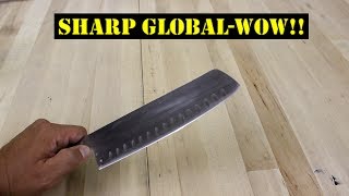 How To Sharpen Global Knives  Tips amp Techniques [upl. by Payson]