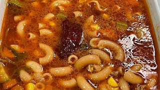 Cómo Hacer Una Rica Sopa De Coditos Con Carne Molida De Res La Cocina De Sol [upl. by Allehs]