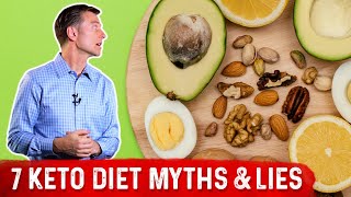 7 Keto Diet Myths amp Lies – Dr Berg [upl. by Ahselak]